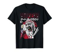 Terrifier Art with Knife Bloody Magazine Cover Kanji Horror Camiseta