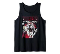 Terrifier Art with Knife Bloody Magazine Cover Kanji Horror Camiseta sin Mangas