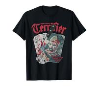 Terrifier Cards and Dice Art The Clown Bloody Knife Horror Camiseta