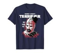 Terrifier Distressed Art the Clown Graphic Horror Movie Camiseta