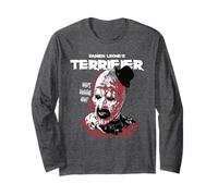 Terrifier Distressed Art the Clown Graphic Horror Movie Manga Larga