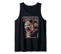 Terrifier Distressed Art The Clown Red Tone Poster Horror Camiseta sin Mangas