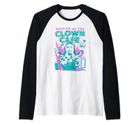 Terrifier Drop on by The Clown Cafe Pastel Horror Movie Camiseta Manga Raglan