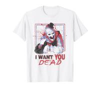 Terrifier I Want You Dead Red, White, and Blue Horror Movie Camiseta