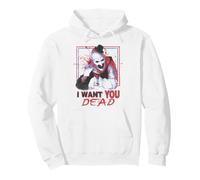 Terrifier I Want You Dead Red, White, and Blue Horror Movie Sudadera con Capucha