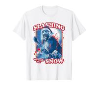 Terrifier Slashing Through The Snow Christmas Horror Movie Camiseta
