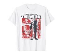 Terrifier Two Tone Art Collage Horror Movie Camiseta