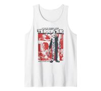 Terrifier Two Tone Art Collage Horror Movie Camiseta sin Mangas