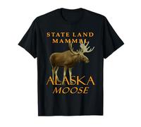 Territorio de Alaska Mamífero Tierra El Alce Camiseta