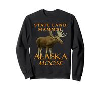 Territorio de Alaska Mamífero Tierra El Alce Sudadera