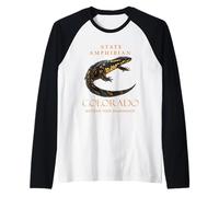 Territorio de Colorado Anfibio La Salamandra Tigre Occidental Camiseta Manga Raglan