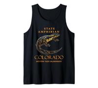 Territorio de Colorado Anfibio La Salamandra Tigre Occidental Camiseta sin Mangas