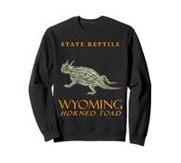 Territorio de Wyoming Reptil El Sapo Cornudo Sudadera