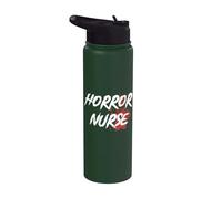 Terror Enfermera Blood Gore Stainless Steel Insulated Water Bottle