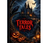 Terror Tales: Halloween Horror Coloring Book: 50 Original Scary Designs of Ghosts, Zombies, Haunted Houses, and Spooky Creatures for Teens and Adults