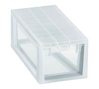 Terry Cajonera Multifuncional S 7L Transparente Polipropileno Caja de Almacenaje 19,6 x 39 x 16 cm