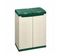 Terry, Ecocab 2, Armario Recogida Selectiva de Residuos, 2 Compartimentos. 68x39x88,7 cm