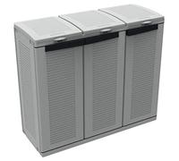 Terry, Ecocab 3, Armario Recogida Selectiva de Residuos, 3 Compartimentos. 102x39x88,7 cm
