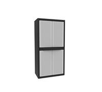 Terry, Jumbo Cab 2900 Qblack, Armario 2 Puertas, 3 Estantes Internos. 89,7x53,7x180 cm