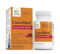 Terry Naturally Curamed Agute Pain Relief - 60 geles líquidos - Con curcumina Bcm-95 y Boswellia - Pequeño, fácil de tragar, rápida disolución - Sin OGM - 30 porciones 60 unidades (paquete de 1)