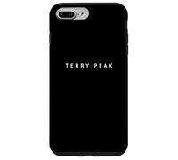 Terry Peak Souvenirs - Esquiadores de estación de esquí, diseño Minimalista Carcasa para iPhone 7 Plus/8 Plus