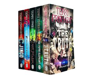 Terry Pratchett Discworld Novels Series 5 - 5 Books Collection Set (Jingo, The Last Continent, Carpe Jugulum, The Fifth Elephant, The Truth)