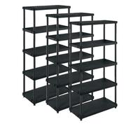 Terry, Scaffale 4080 C, Estantería Modular con 5 Estantes. 40x80x173,8 cm (Paquete de 3)
