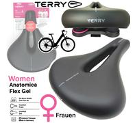 Terry Sillín de Bicicleta Anatomica Flex Gel Max Komfort City Viaje E-Bike Mujer