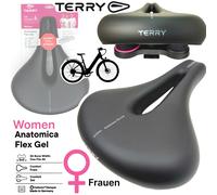 Terry Sillín de Bicicleta Anatomica Flex Gel Max Komfort City Viaje E-Bike Mujer