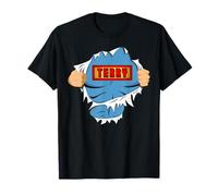 Terry Superhéroe de Primer Nombre para niños Llamado Terry Camiseta