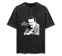 Terry Thomas Run out of Tonic Absolute Shower Complete Rotter Silly Men T-Shirt Black Unisex Tops Casual tee S