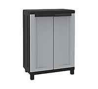 Terry, Twist Black 680, Armario 2 Puertas, 1 Estante Interno. 68x39x91,5 cm