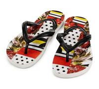 Terryshop74 Chanclas de mujer Rose - Chanclas de playa o piscina, suela antideslizante EVA, Fantasy Rose 3, 41 EU