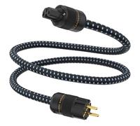 Tertullus Cable de alimentación HiFi High End C15 cable de alimentación HiFi de audio frío con enchufe Schuko y conector de dispositivo frío (P25, 2 m)