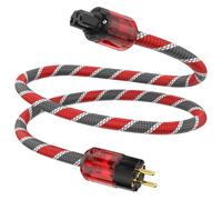 Tertullus Cable de alimentación HiFi High End C15 cable de alimentación HiFi de audio frío con enchufe Schuko y conector de dispositivo frío (P046, 1 m)
