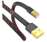 Tertullus High End - Cable USB de alta fidelidad (2 m, A-B, para streaming de audio, DAC, ordenadores, tarjetas de sonido, decodificador, amplificador, reproductor digital, USB-A a USB-B, cable de