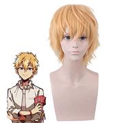Teru Minamoto Kou Hombres Peluca Corta Cosplay Disfraz Jibaku Shounen Aseado Hanako kun Pelucas de Pelo Sintético Resistentes al Calor