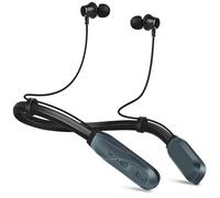 TERUBIN Auriculares Bluetooth con banda para el cuello, 200 horas de reproducción, inalámbricos, estéreo, con micrófono, impermeables, alrededor del cuello, auriculares para deportes, entrenamiento