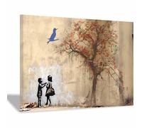 TERUEA Retrato vintage pintura al arte, Árbol en Flor color pastel, unisex, arte vintage para pared, impresión floral, arte de cocina, hogar, comedor（Beige-20x30cm Enmarcado