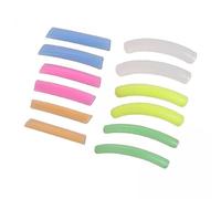 Teruyol 2 Paquetes de 12 Almohadillas de Silicona Reutilizables para Rizadores de Pelo, de Colores.