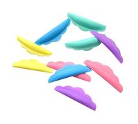 Teruyol 5 Pares Almohadillas Elevadoras de Pestañas Varillas Lavables de Silicona Rodillos Curvadores para Permanente Herramienta de Belleza Adecuadas para