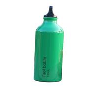 Teruyol Botella de Combustible para Camping de Aluminio Portátil Recipiente para Aceite y Líquidos Combustibles Adecuada para Senderismo, Verde Brillante
