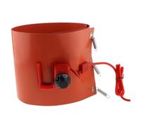 Teruyol Calentador de Tambor Banda Calefactora Eléctrica de Recipiente Almohadilla Térmica de Goma Regulable Calentador para Depósitos de Líquidos Y Bidones a, Perilla