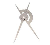 Teruyol Calibrador de Proporción para Cejas, Regla de Acero Inoxidable para Modelado de Maquillaje Permanente, Simétrico DIY, Plata