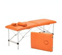 Teruyol Camilla de Masaje Profesional Portátil Plegable Mesa de Tratamiento Cama Estética Tabla SPA Superficie Suave en Piel Sintética y Relleno 5 Cm Bastidor, Marrón, 185x60cm