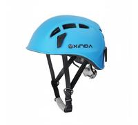 Teruyol Casco para Escalada con Ventilación Inteligente Fijación Estable Flexibilidad en Uso Material Antimpacto Adecuado para Aventureros Guardias de, Azul Cielo