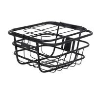 Teruyol Cesta Delantera para Bicicleta con Portaequipajes de Hierro de Gran Capacidad