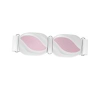 Teruyol Cinturón Adelgazante Inalámbrico, Moldeador Corporal, Masajeador Abdominal, Cinturón Tonificador para Brazos Y Cuerpo en Casa, Blanco Rosa
