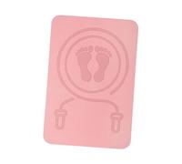 Teruyol Colchoneta para Saltar La Cuerda para Gimnasio en Casa, Gruesa, Color Rosa, Rosa