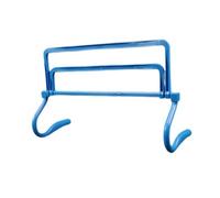 Teruyol con Cuatro Niveles de Altura Hurdle de Entrenamiento para Atletismo Barra de Salto para Potenciar Fuerza Y Velocidad Construida en, Azul